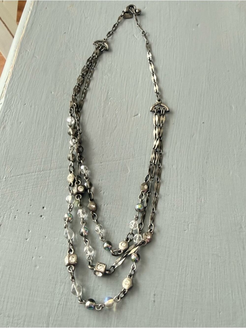 Myka Beaded Multi Strand Layered Necklace